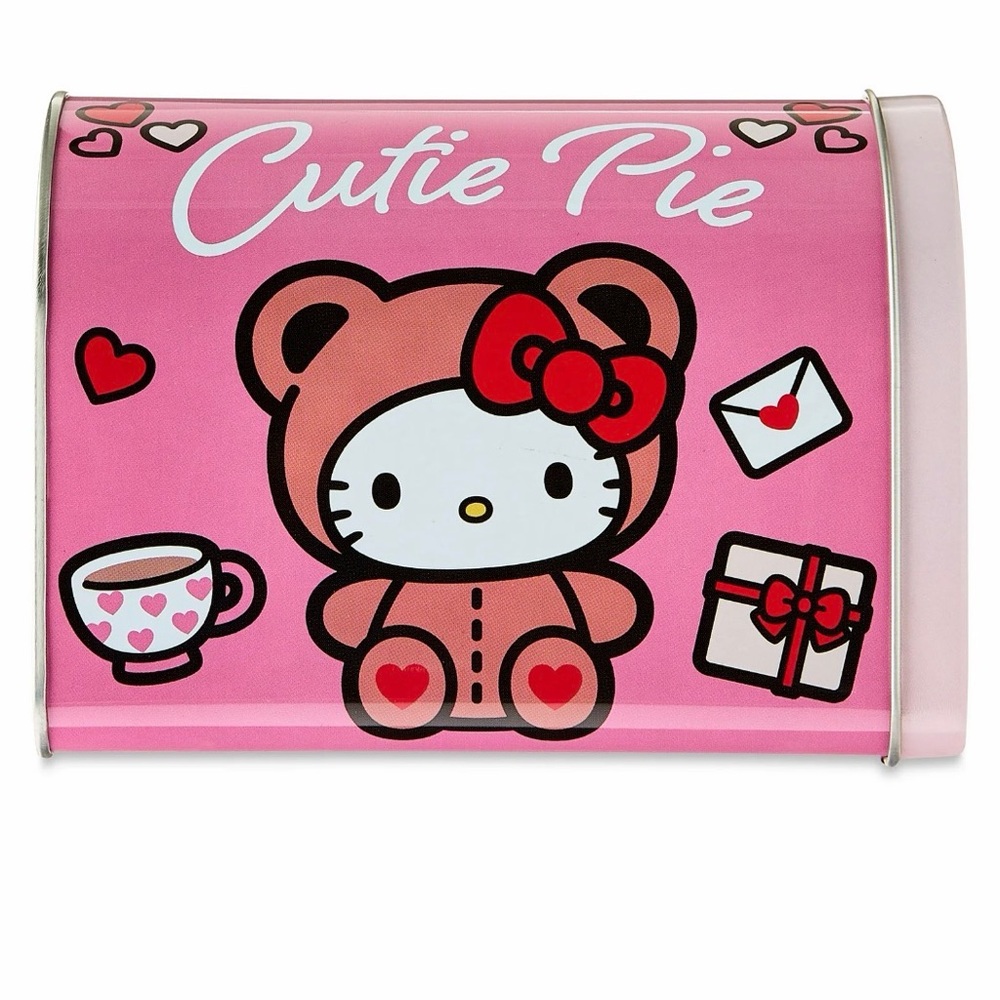 Hello Kitty Pink Valentines Day Tin Mailbox. - Picture 3 of 5